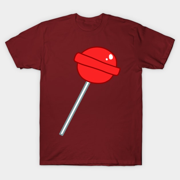 Red Lollipop T-Shirt by saradaboru